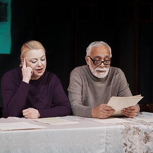 16 декабря к Дню освобождения Калинина в театре прошла открытая читка пьесы Виктора Ивановича Куликова "Сыновья"