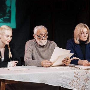 16 декабря к Дню освобождения Калинина в театре прошла открытая читка пьесы Виктора Ивановича Куликова "Сыновья"