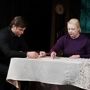 16 декабря к Дню освобождения Калинина в театре прошла открытая читка пьесы Виктора Ивановича Куликова "Сыновья"